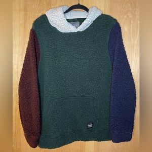 Brooklyn Cloth MFG. Co. Sherpa Colorblock Hoodie - Medium